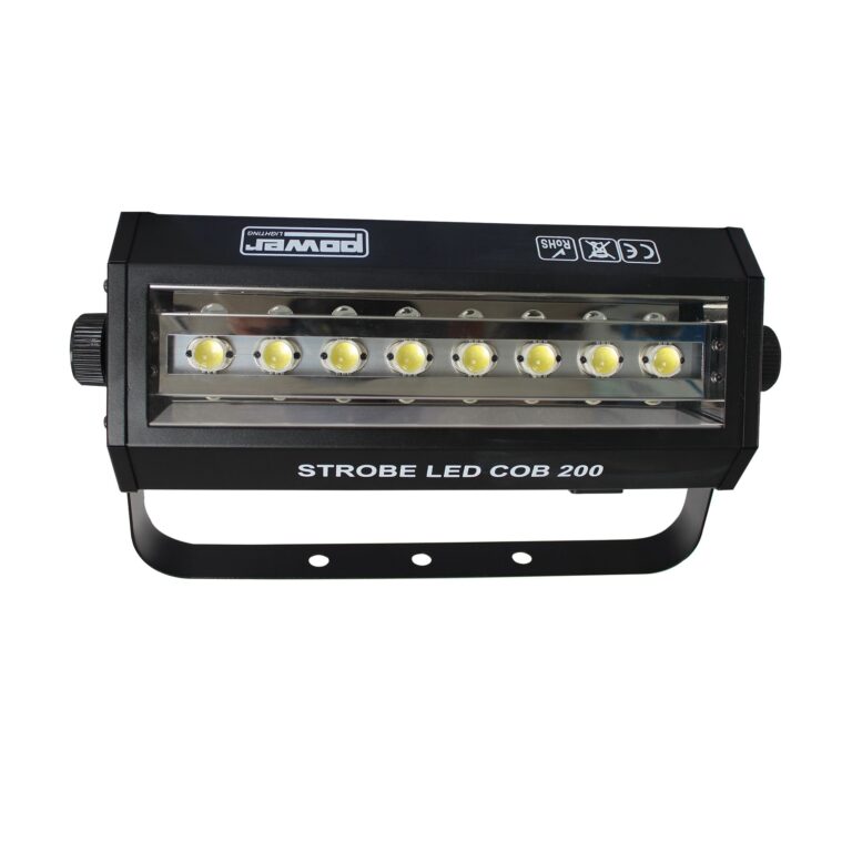 Stroboscope 200W 8 LEDs Blanches