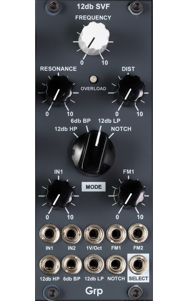 Grp Synthesizer Euro Rack Series 12db SVF