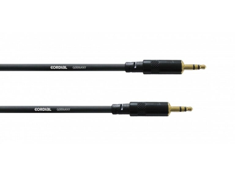 CORDIAL CFS 1.5 WW CÂBLE STUDIO, 1.5M MiniJack sym.