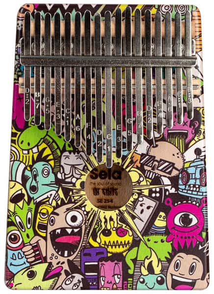 SELA Kalimba 10 notes Art Series Little Monster