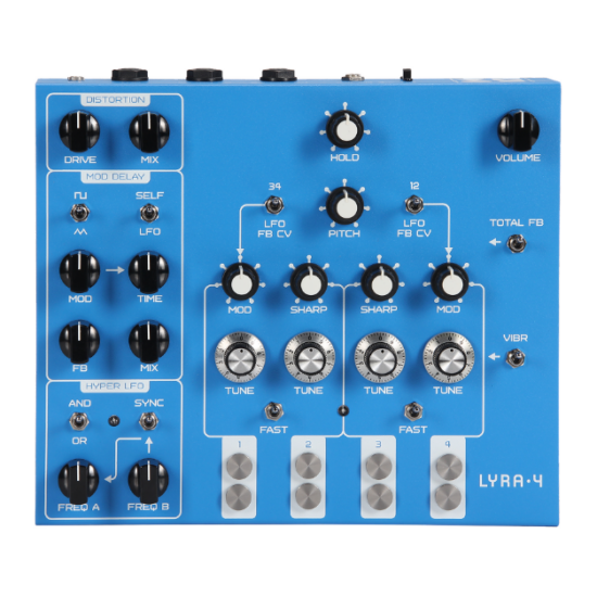 SOMA LABORATORY LYRA-4 Blue – Image 1