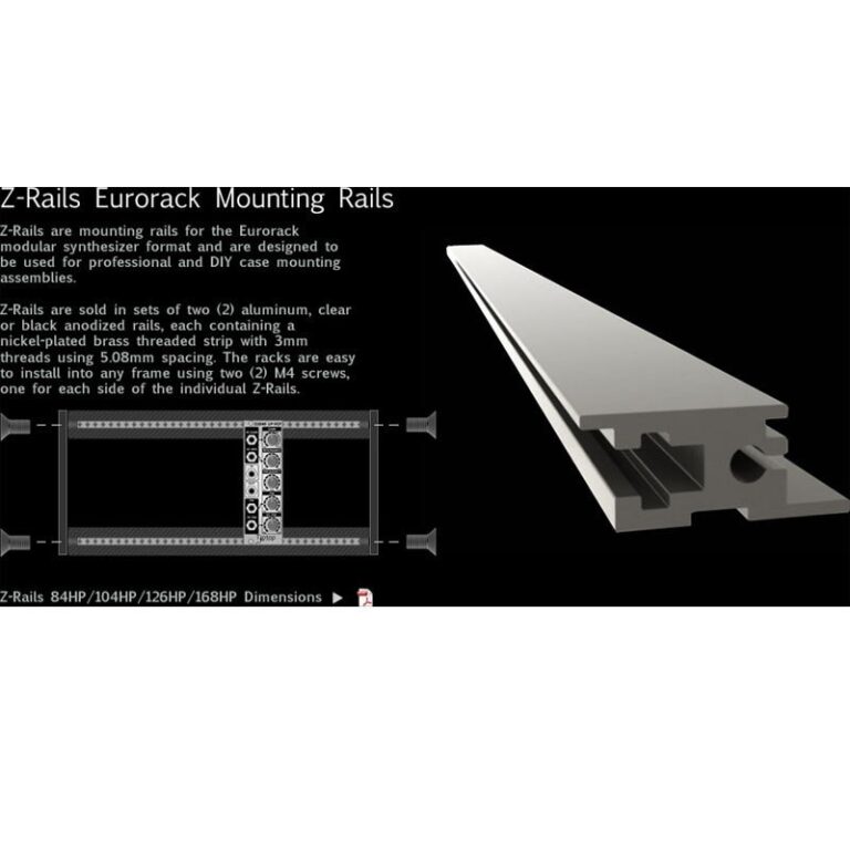 TIPTOP AUDIO Z-RAILS 104HP SILVER