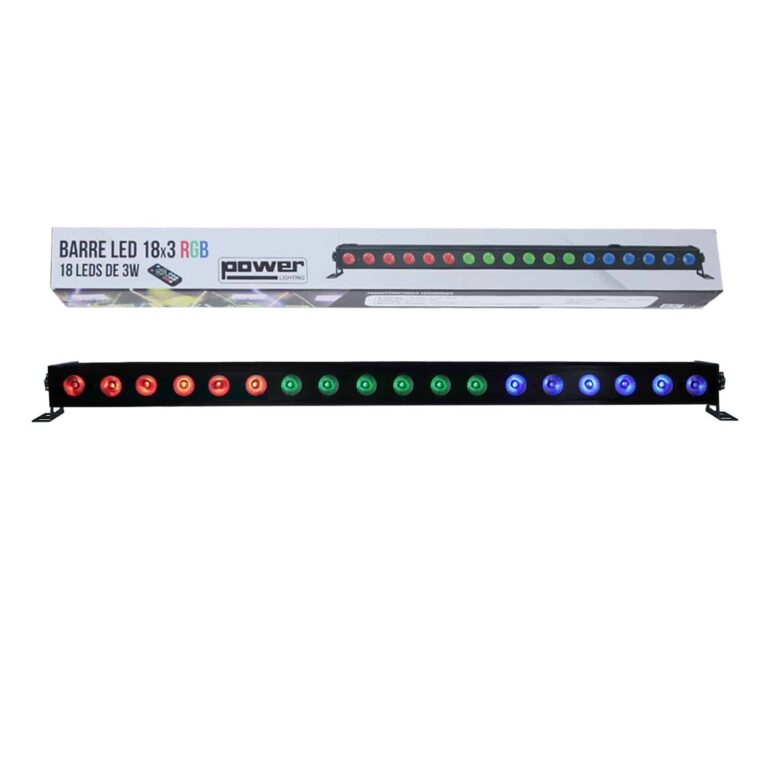 BARRE LED 18x3W RGB