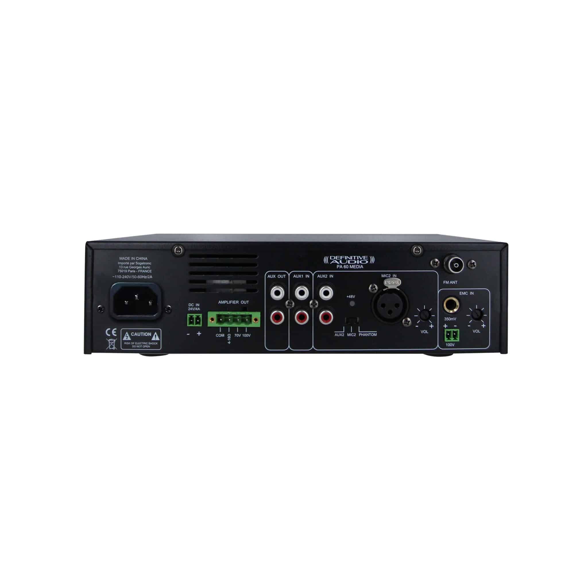 DEFINITIVE AUDIO PA 60 MEDIA – Image 2