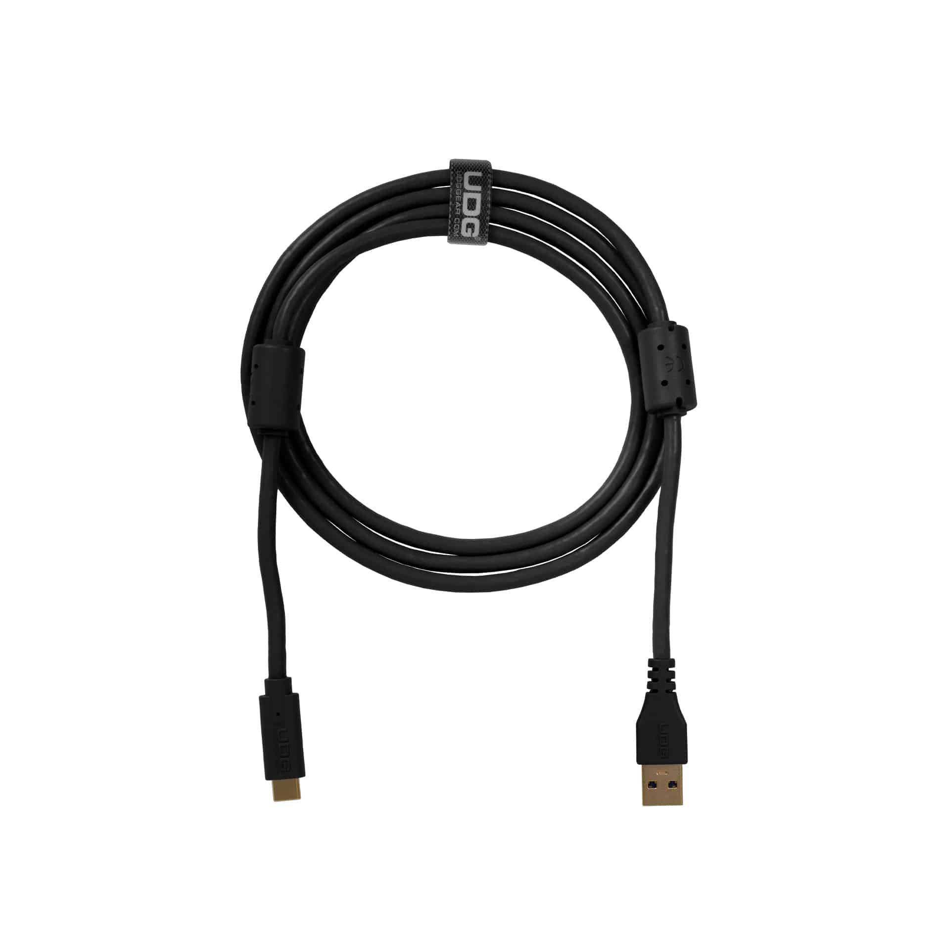 Cable UDG USB 3.0 C-A Noir Droit 1,5m – Image 1