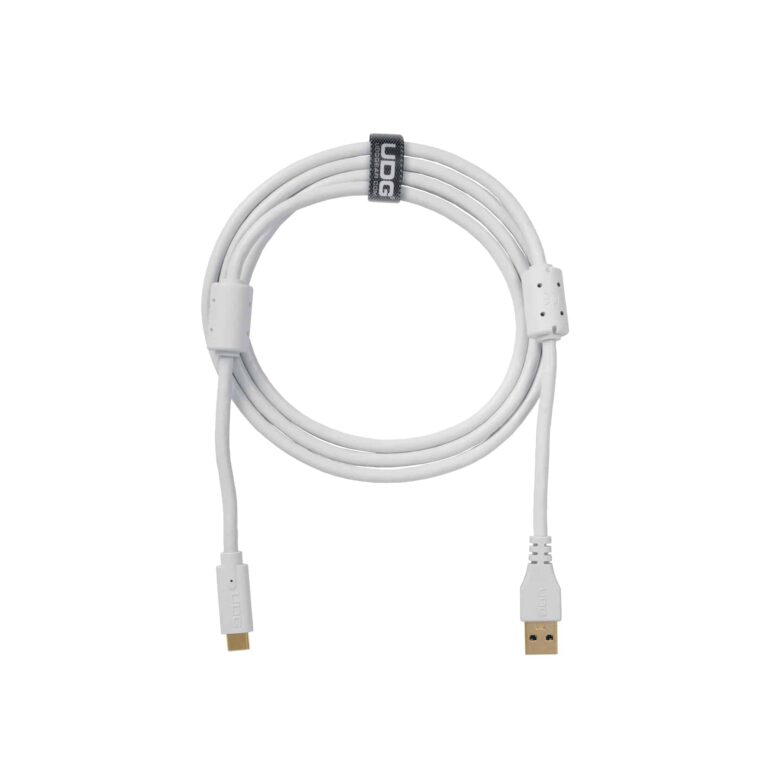 Cable UDG USB 3.0 C-A Blanc Droit 1,5m