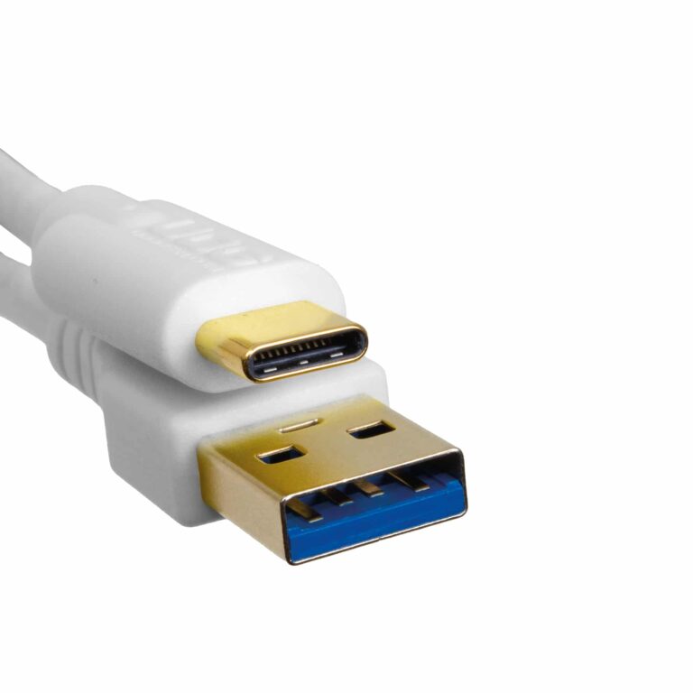 Cable UDG USB 3.0 C-A Blanc Droit 1,5m