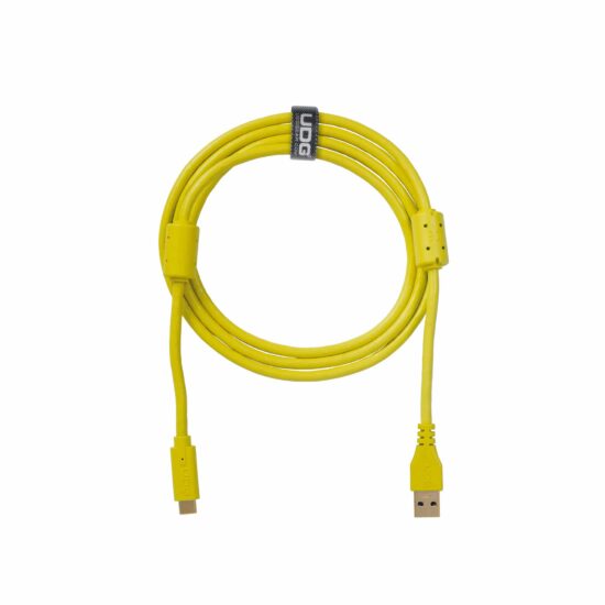 Cable UDG USB 3.0 C-A Jaune Droit 1,5m – Image 1