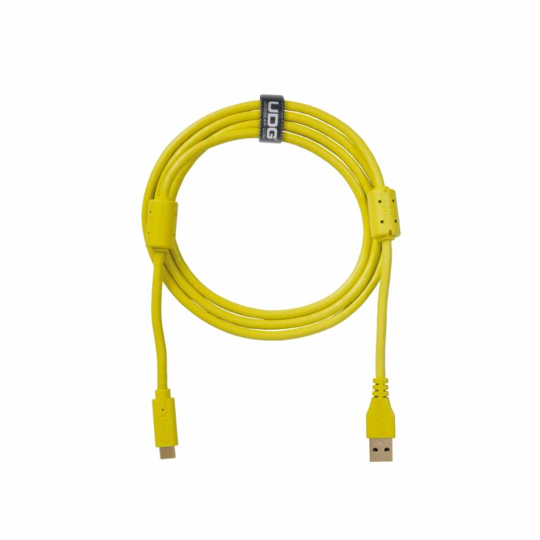 Cable UDG USB 3.0 C-A Jaune Droit 1,5m