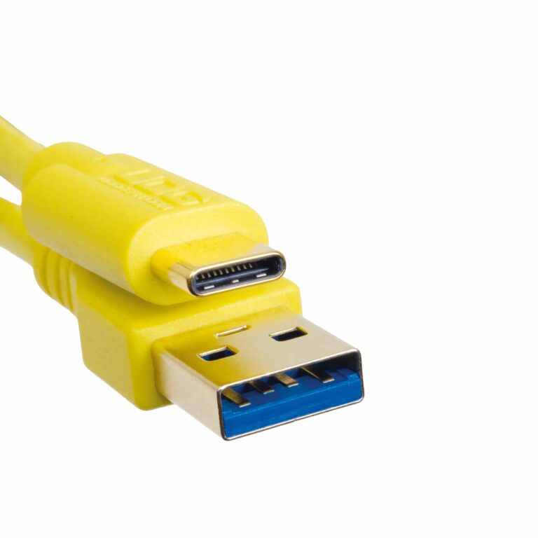 Cable UDG USB 3.0 C-A Jaune Droit 1,5m