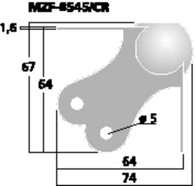 Monacor MZF-8545/CR – Image 2