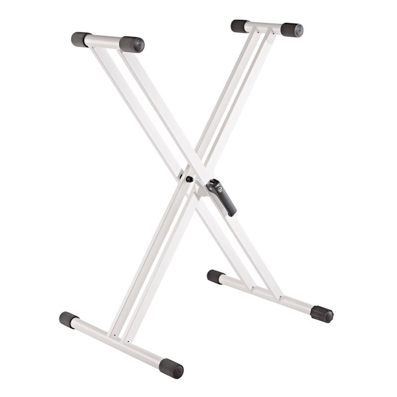 K&M support pour clavier numérique "Rick 20" 18993 XX-Form, weiss Nord – Image 1