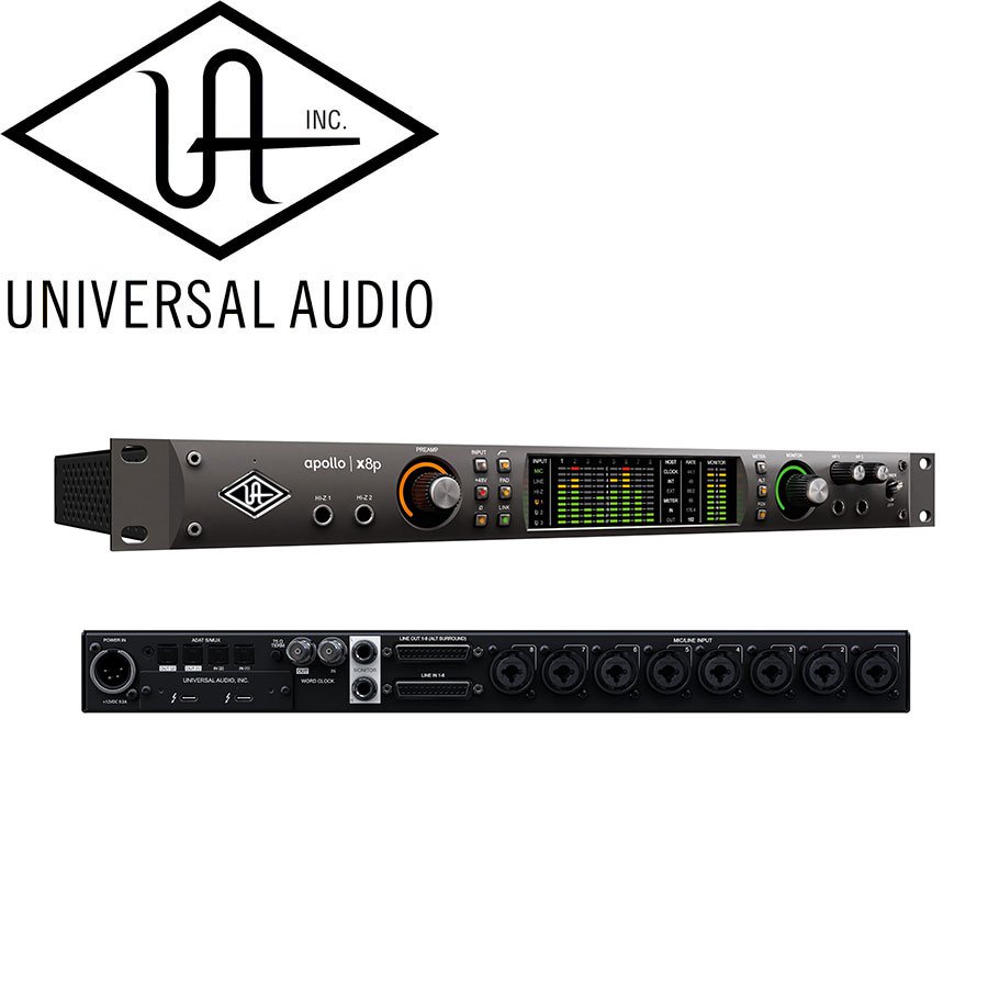 Universal Audio Apollo X8P Thunderbolt 3 Audio Interface (Mac/Win) Heritage Edition – Image 1
