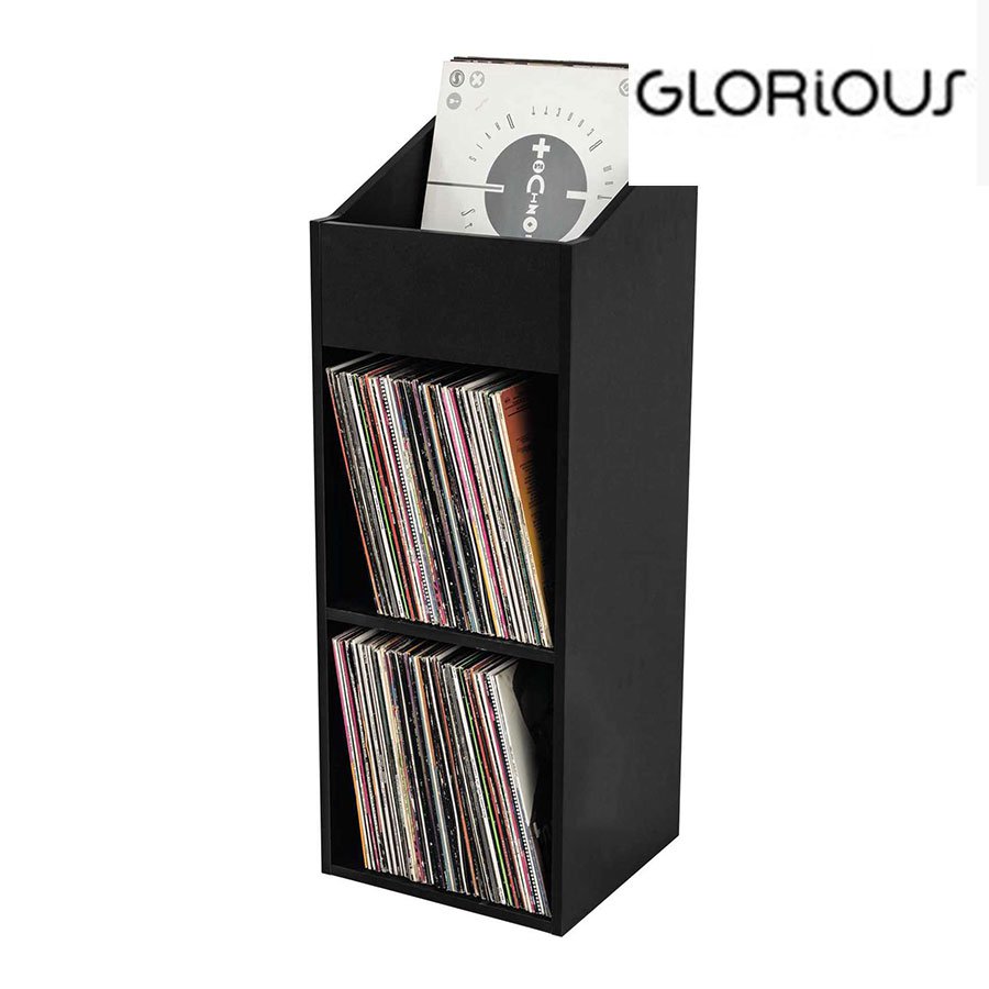 GLORIOUS casier de rangement 330 vinyles finition noir – Image 1
