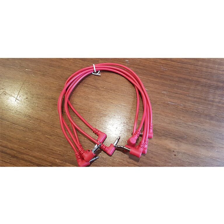 TopKabl patch 30 cm Coudé Rouge (5 pièces)