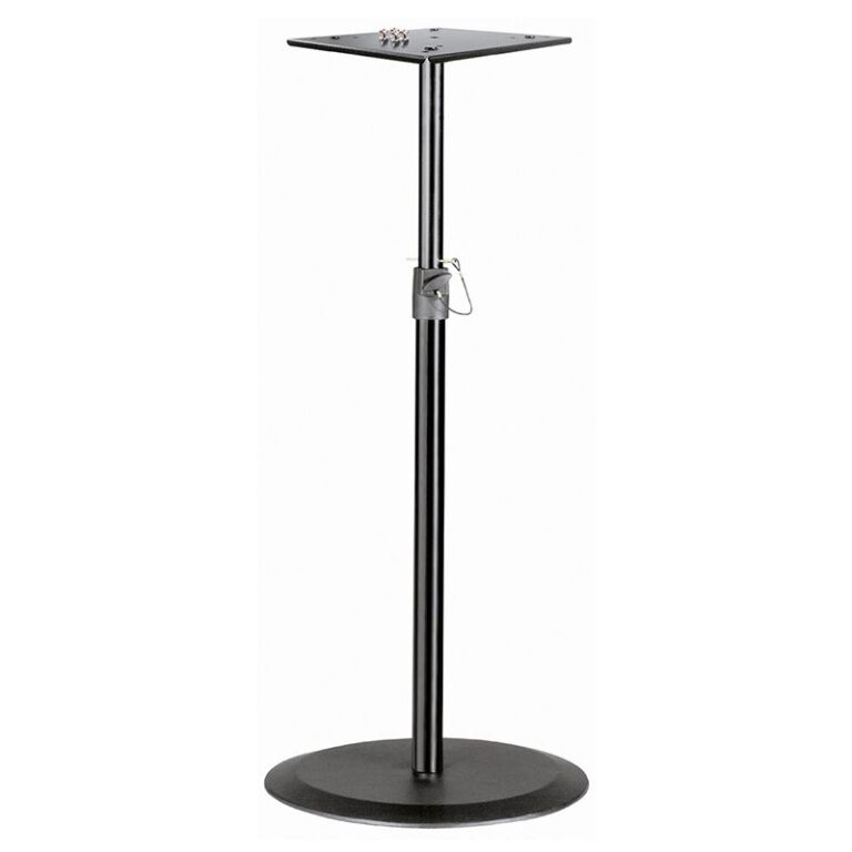 Pied pour moniteur de studio K&M embase ronde