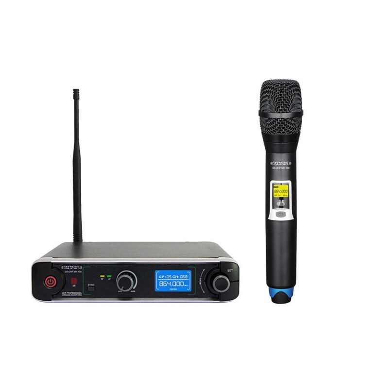 Microphone sans fil UHF