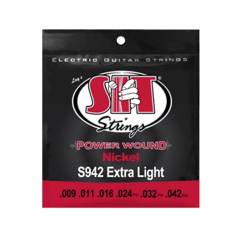 S942 Guitar Strings Power Wound 9-42 – Image 1