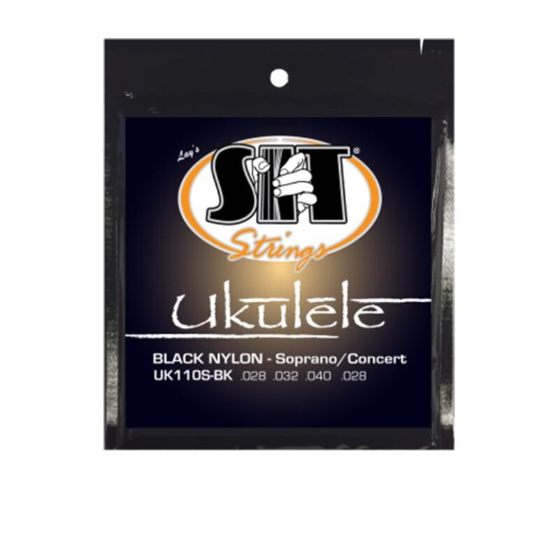 UK110S-BK Ukulele Strings Black Nylon Soprano/Concert