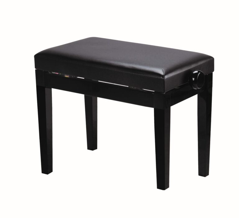 Banc banquette piano Black Mat+Skai Top BK SMT