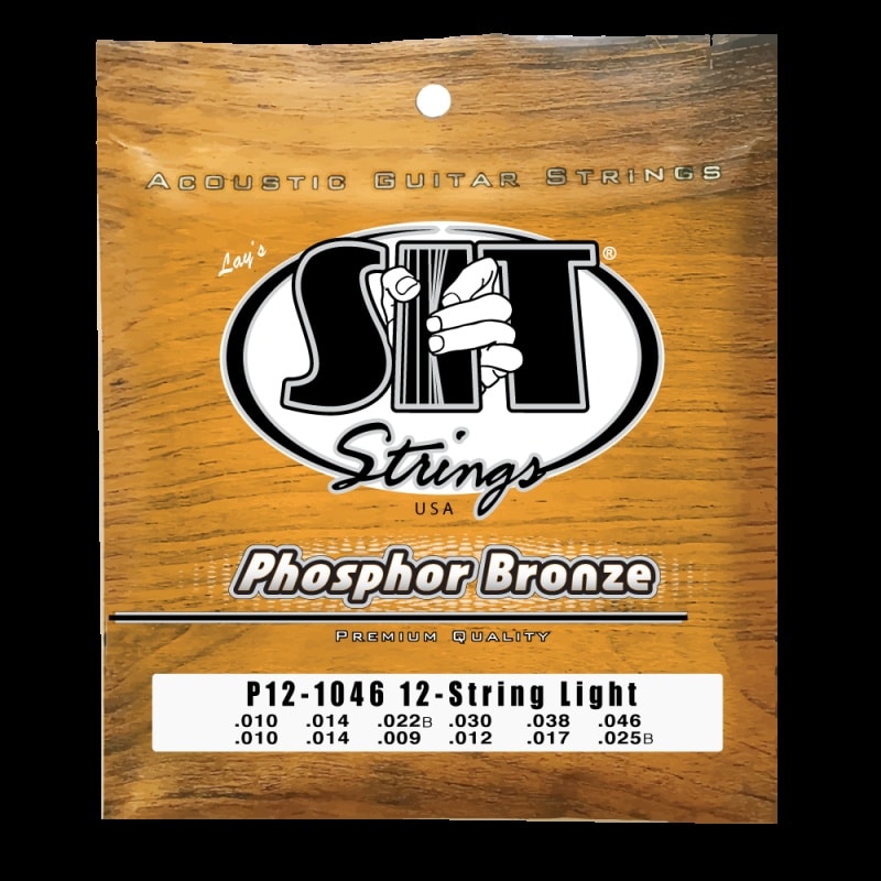P121046 Guitar Strings Acoustic 12St Phosphore Bronze – Image 1