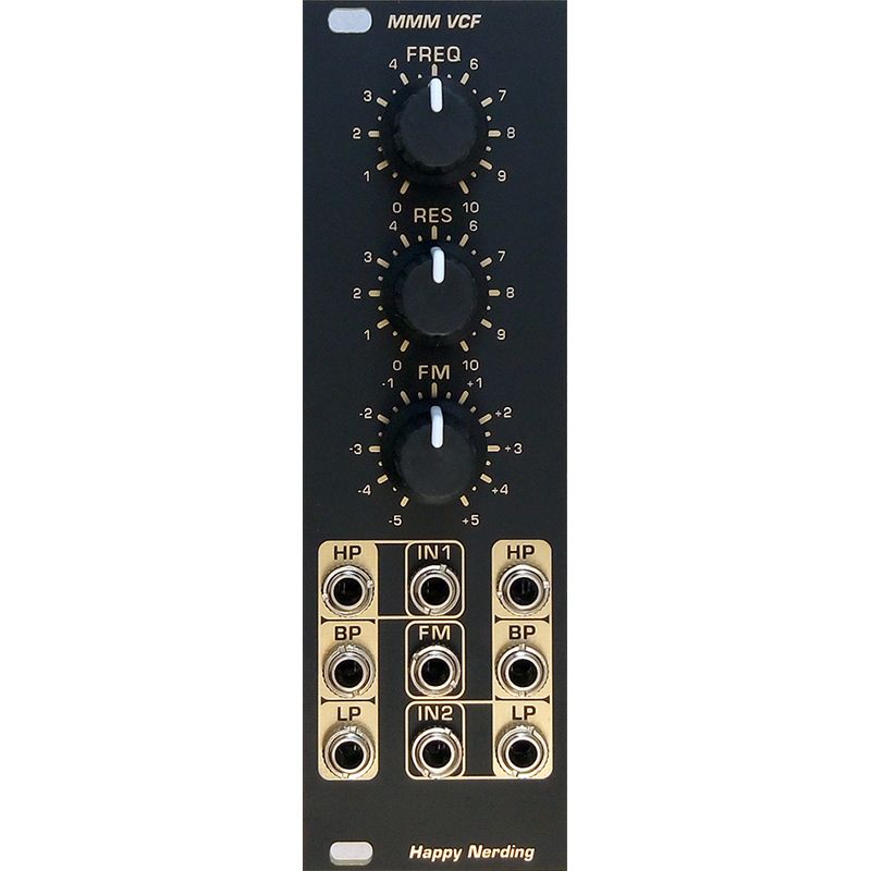 Happy Nerding MMM VCF Black-Gold – Image 1