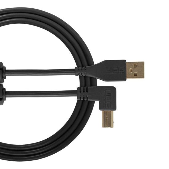 UDG Cable USB Noir 3m. coudé – Image 1
