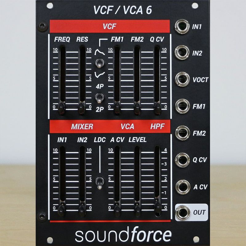 Soundforce VCF-VCA 6 black – Image 1