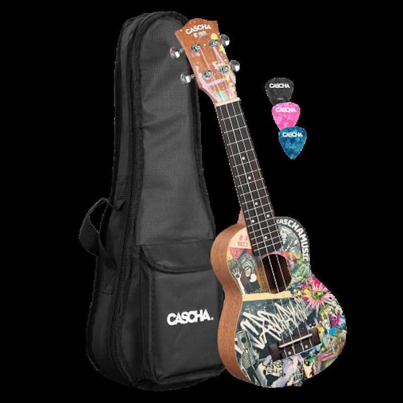Ukulele Soprano Art Series Urban + Bag – Image 1