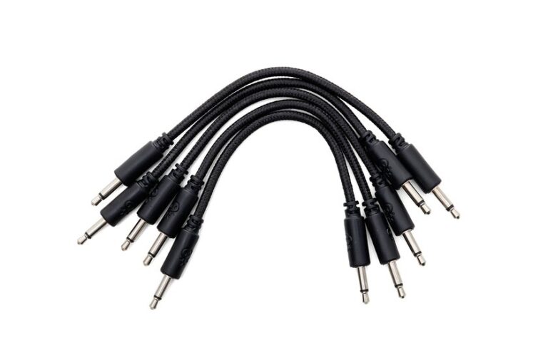 ERICA SYNTHS Cable Patch 20 Cm ( 5 pieces ) Noir