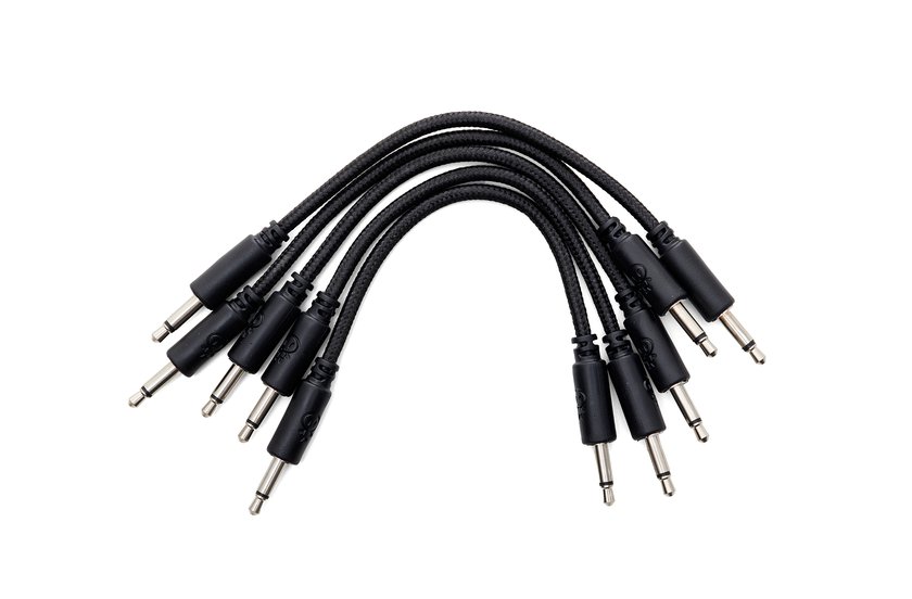 ERICA SYNTHS Cable Patch 30 Cm ( 5 pieces ) Noir – Image 1