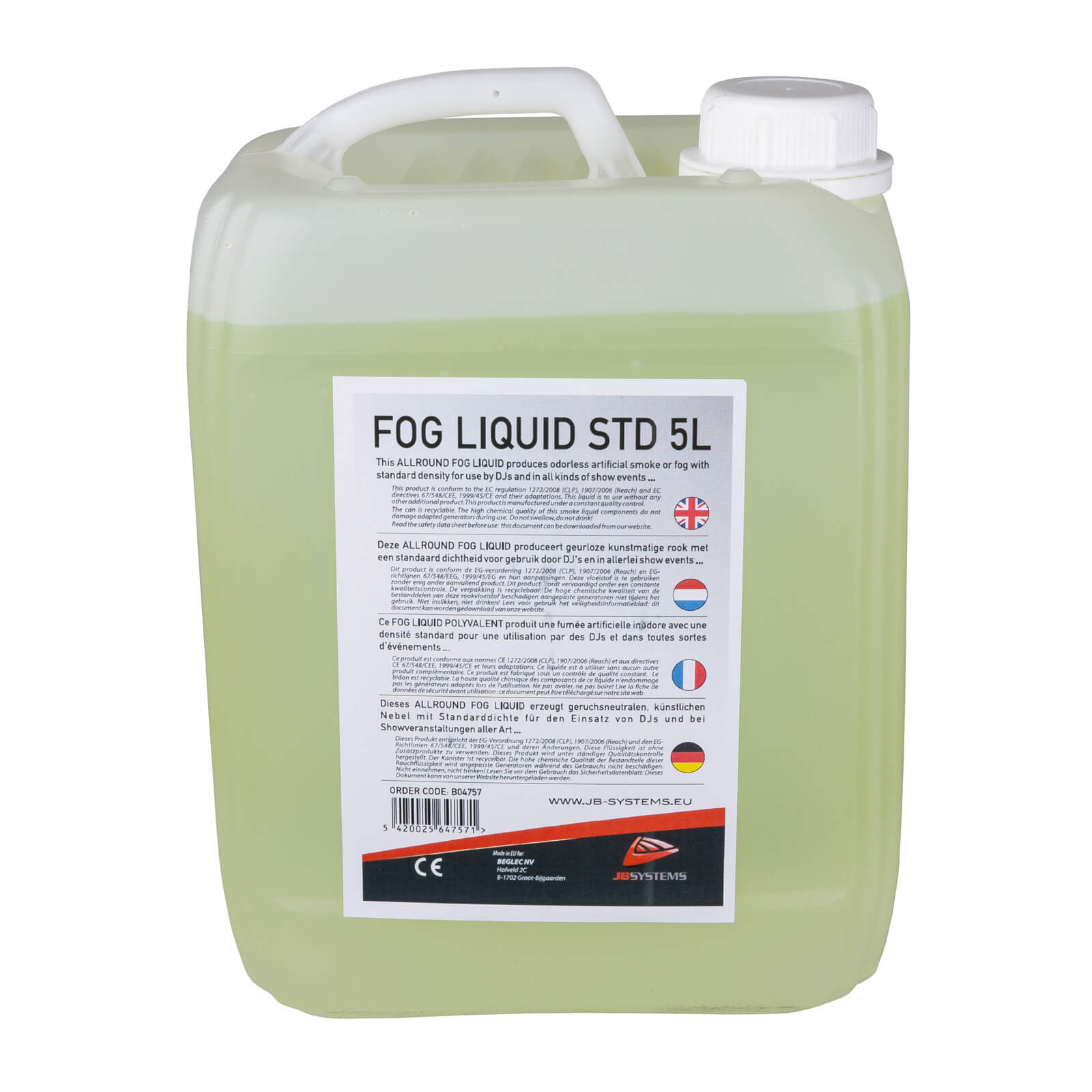 JBSYSTEMS FOG LIQUID STD 5L – Image 1