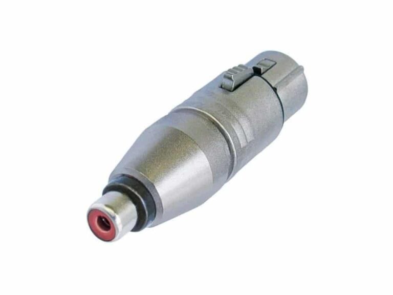 NEUTRIK NA 2 FPMF - Adaptateur XLR 3 pôles femelle - Cinch (RCA)