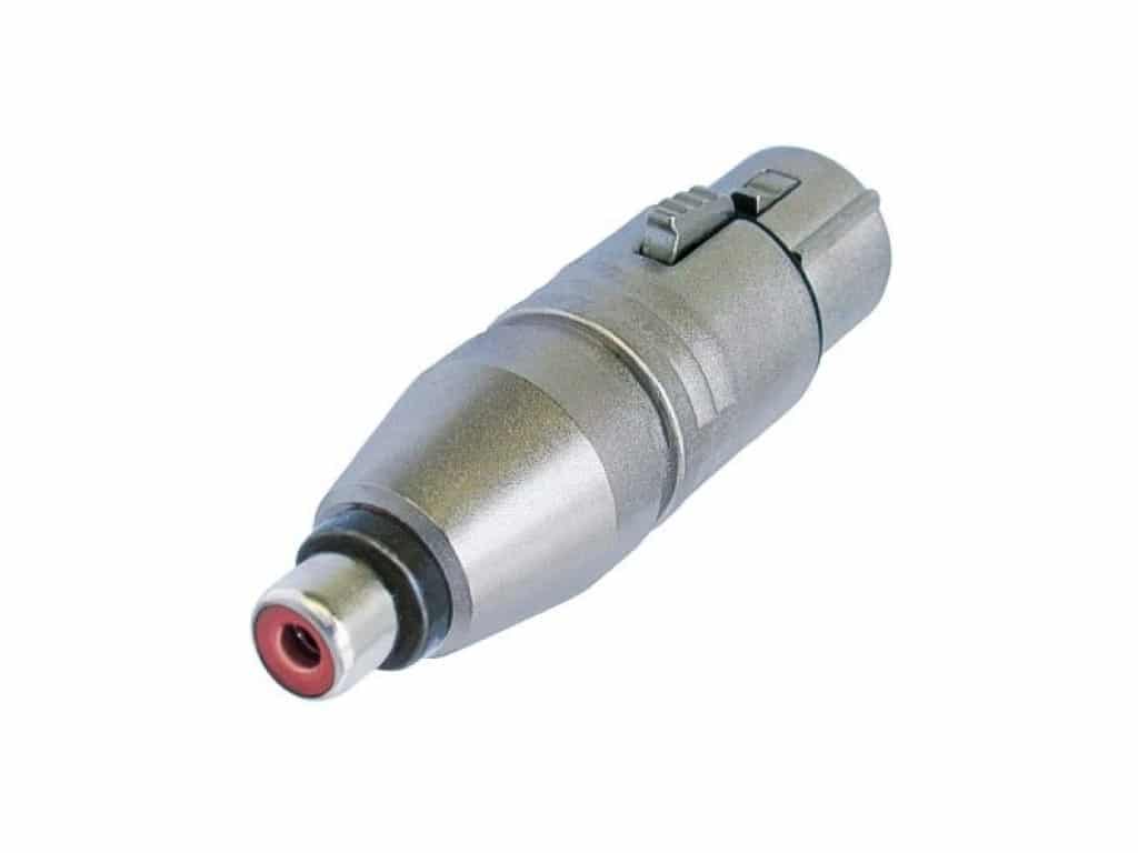 NEUTRIK NA 2 FPMF - Adaptateur XLR 3 pôles femelle - Cinch (RCA) – Image 1