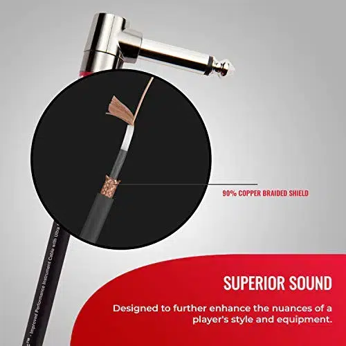 Monster Classic Câble d'instrument - Jack coudé vers Jack droit 6.4m – Image 2