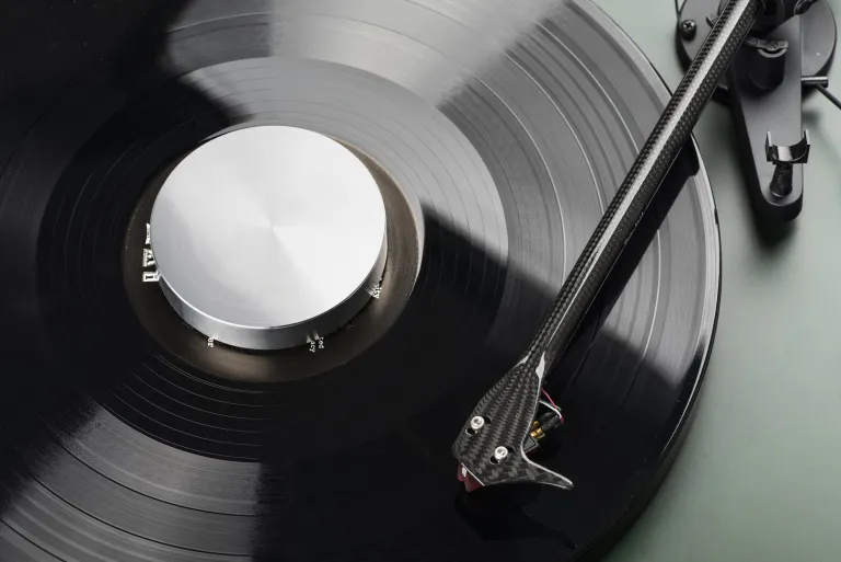 Pro-Ject Record Puck E Silver Aluminium