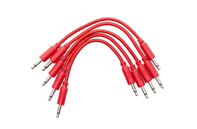 ERICA SYNTHS Cable Patch 30 Cm ( 5 pieces ) Rouge
