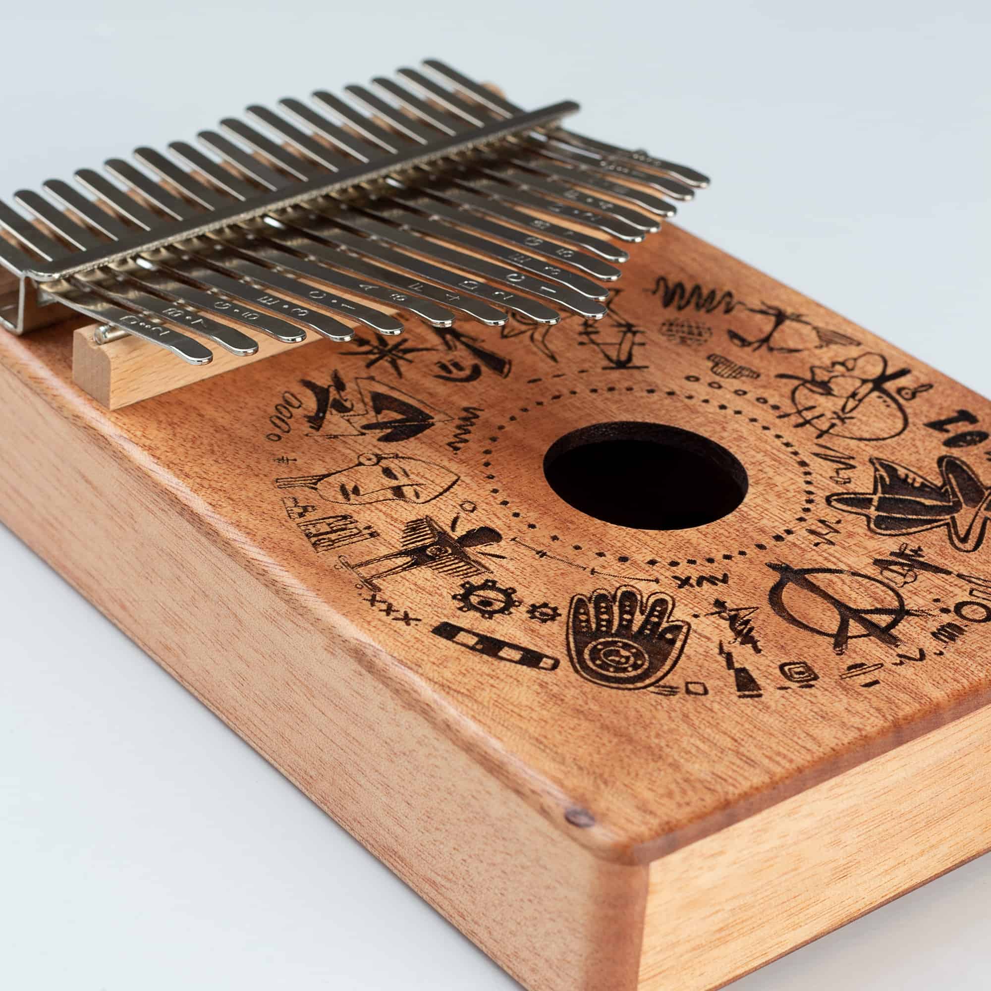 SELA Kalimba 10 notes Art Series Free Spirit – Image 2