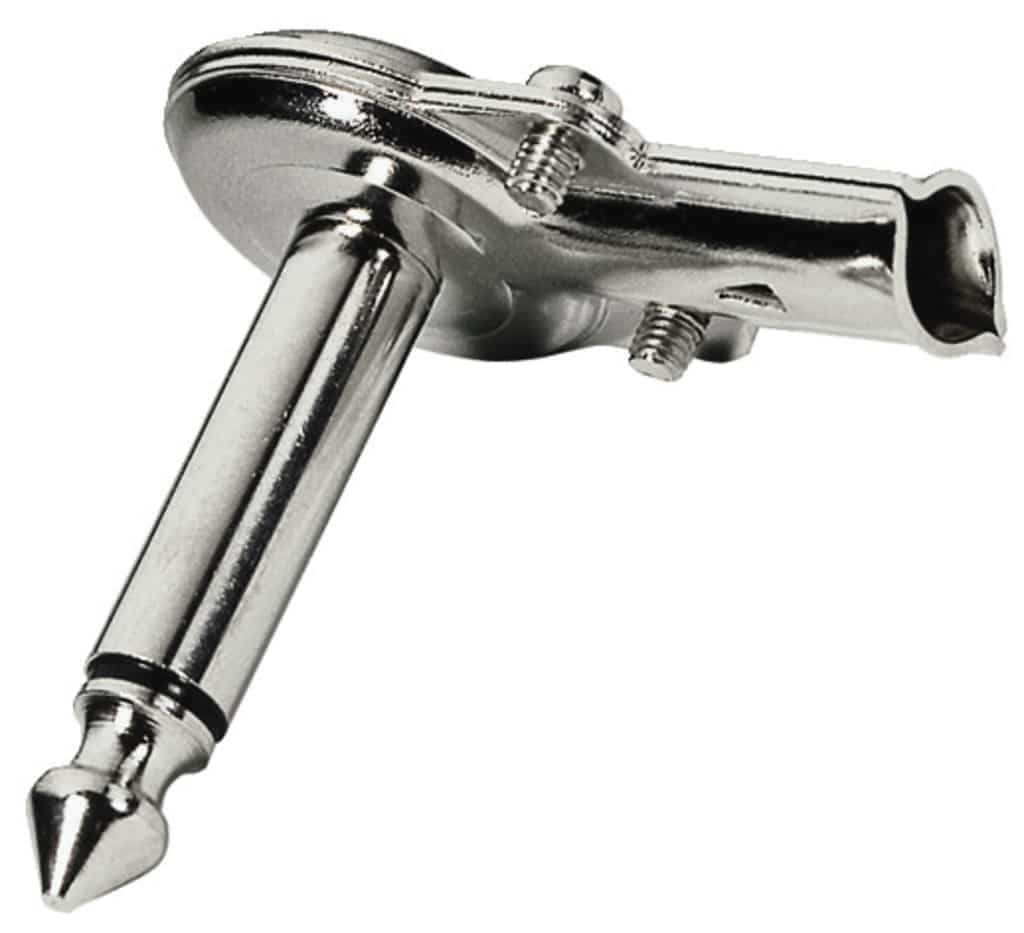 Fiche jack 6,35 mâle mono, coudée – Image 1