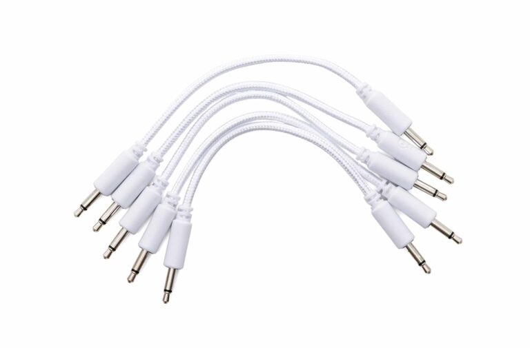 ERICA SYNTHS Cable Patch 30 Cm ( 5 pieces ) Blanc