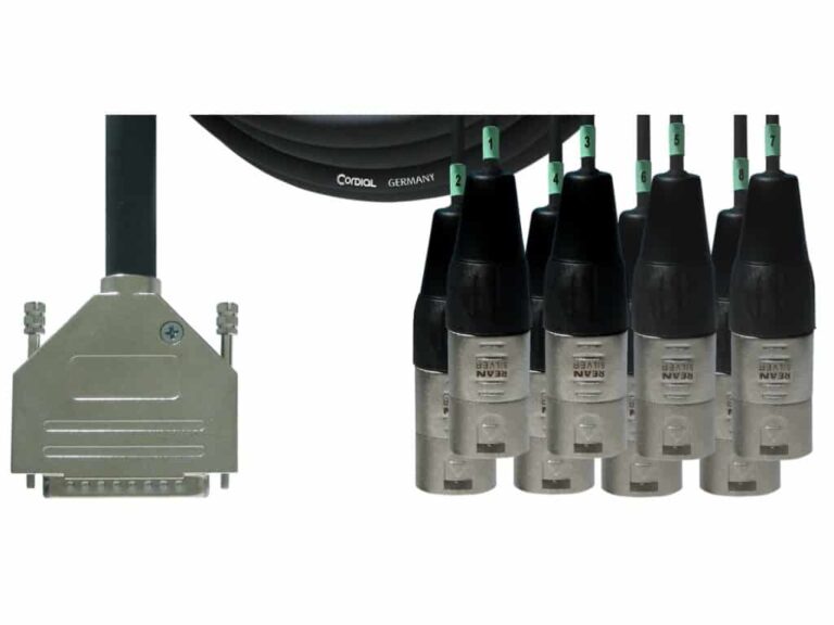 CORDIAL CFD 1.5 DMT câble DSub25-XLRm