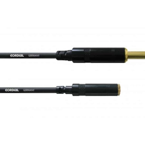 CORDIAL CFM 3 VY câble studio, 3m, Jack 6.3mm - MiniJack f – Image 4