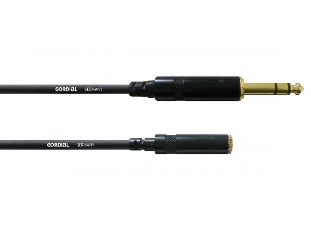 CORDIAL CFM 3 VY câble studio, 3m, Jack 6.3mm - MiniJack f – Image 5