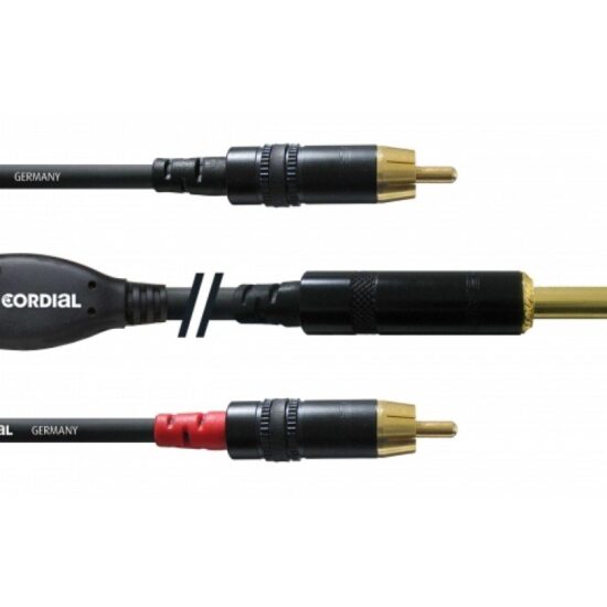 CORDIAL CFY 0.9 VCC câble Y, 0.9m, Jack - 2x RCA – Image 2