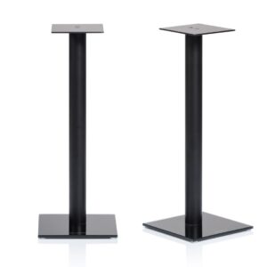 Norstone Stand HP Epur NOIR satin - Métal/Verre (paire)