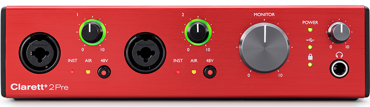 FOCUSRITE Clarett+ 2Pre USB-C