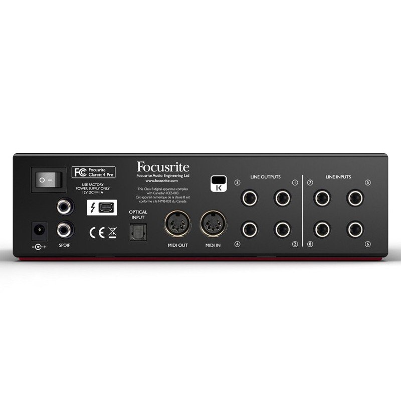Focusrite Clarett 4 Pre USB – Image 2