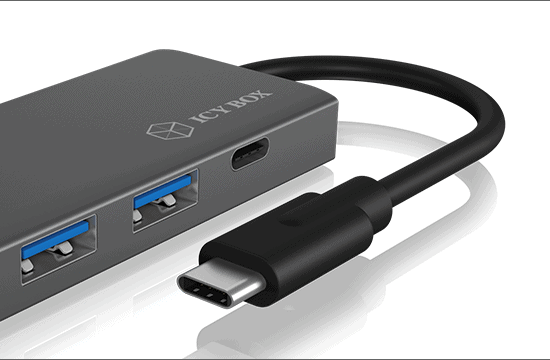 ICY BOX 4 Port USB Type-C Hub – Image 2
