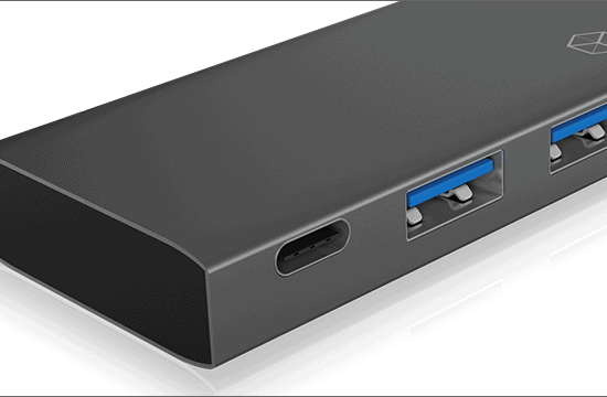 ICY BOX 4 Port USB Type-C Hub – Image 3