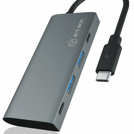 ICY BOX 4 Port USB Type-C Hub – Image 1